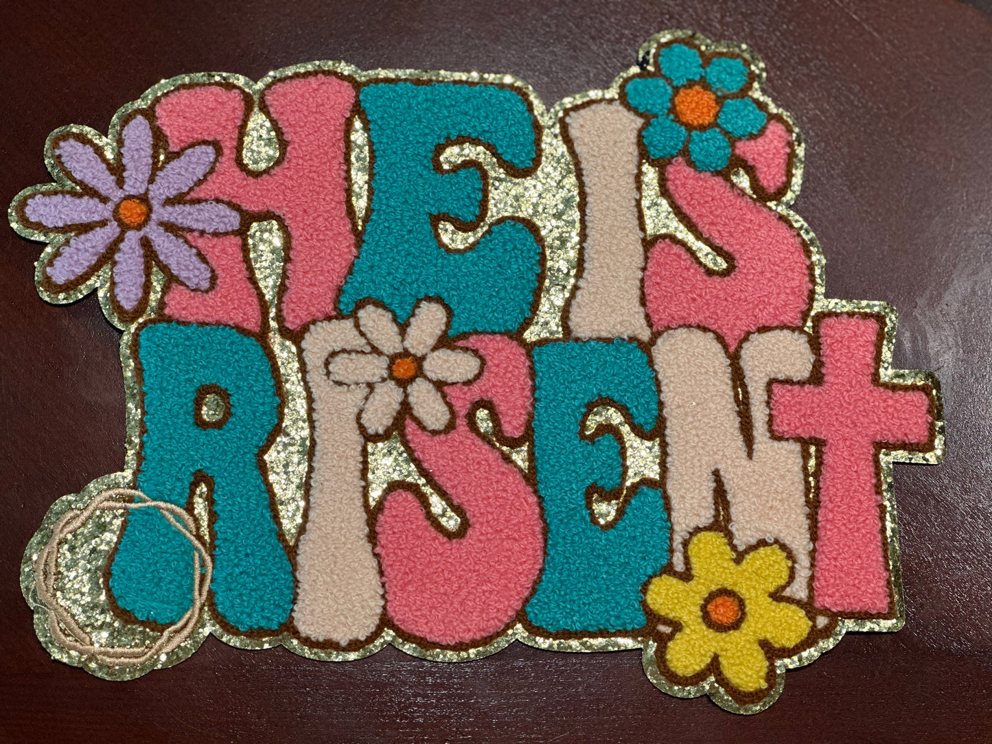 He is Risen Chenille Patch