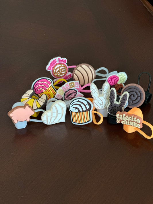 Pan Dulce Straw Covers