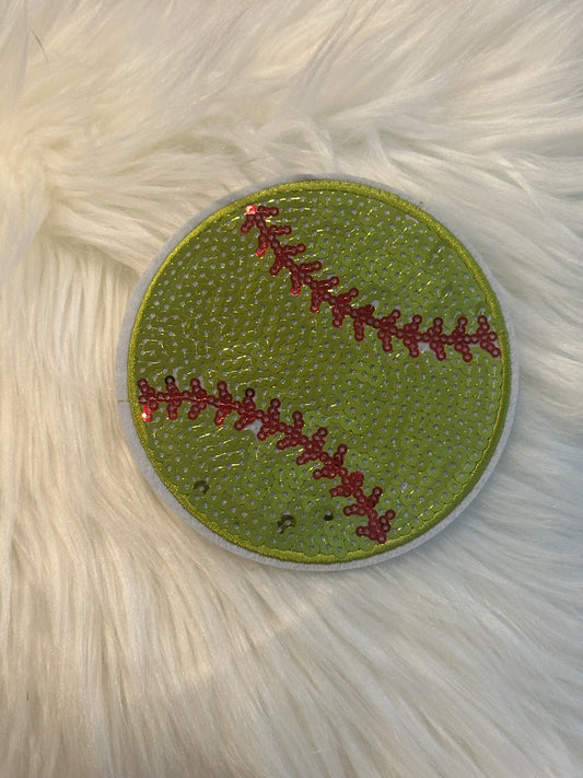 Softball Sequence Iron-on Patch